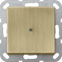 Выключатель с подсветкой без рамки Gira ClassiX 1-кл. 10А бронза картинка